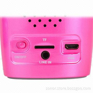 Portable Bluetooth Speaker (3W RMS) with 3.5mm Stereo Connection Cable